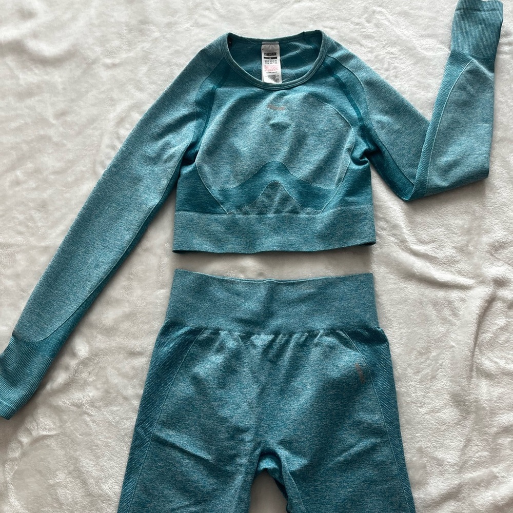 💙Blue Gym Shark Set💙